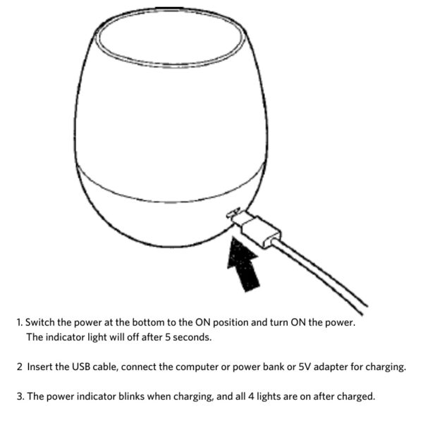 OPPLE Smart Candel Night Lamp Air Blow Puff Sound Sensor Swi - Image 2